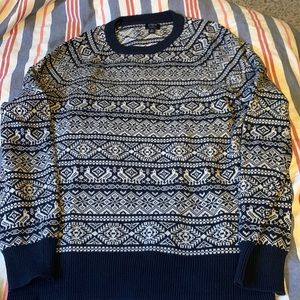 J crew Mens size small Faire Isle sweater cotton